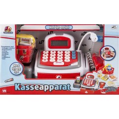 3-2-6 legekasseapparat med lys og lyd til sjov butiksleg.