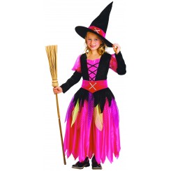 Pink Heks kostume 140 cm fra RIO til fastelavn og halloween.