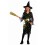 Guld Heks kostume 140 cm fra RIO til halloween og fastelavn.