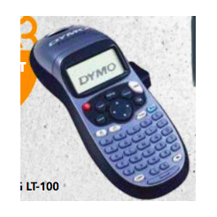 DYMO LetraTag LT-100H labelmaskine med 1 rulle tape.