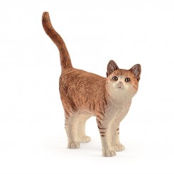 RØD KAT STÅENDE 13836 skarp pris → Bakkeleg