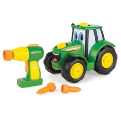 John Deere Build A Johnny Tractor – byg-selv traktor med boremaskine og 2 bits, som barnet kan skille ad, samle og lege med.