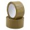Brun pakketape 50 mm × 66 m i praktisk 2-pak.
