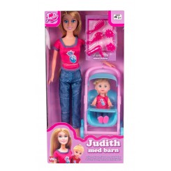 JUDITH MED KLAPVOGN OG BARN - 61071