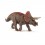 Triceratops dinosaurfigur med naturtro detaljer.