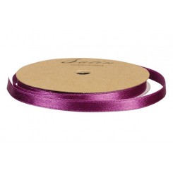 MØRKE LILLA SATINBÅND 6 MM 10 M