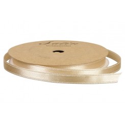 CREME SATINBÅND 3 MM 10 M