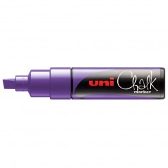 UNI Chalk POSCA violet flydende kridttusch til tavler og glas.