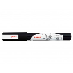 Uni Chalk Marker PWE-3MS Sort | Kridttusch | Bakkeleg