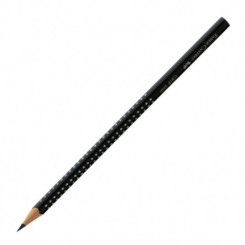 Faber-Castell Grip grafitblyant i sort med ergonomisk greb.