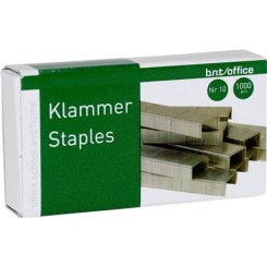 HÆFTEKLAMMER NR. 10 1000 STK