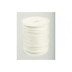 MOKKASINSNOR 1MM X 100M HVID