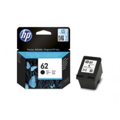 HP 62 original sort blækpatron til skarpe og tydelige udskrifter.