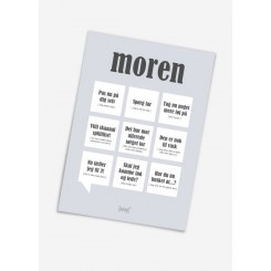 Citatplakat Moren i A5-format med et smukt og personligt citat.