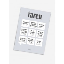 CITATPLAKAT - FAREN A5