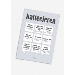 CITATPLAKAT - KATTEEJEREN A5