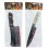 Zombie kniv eller kødøkse med blod i 2 assorterede varianter til Halloween og udklædning.