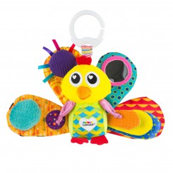 Påfuglen Jacque – blød og farverig plysbamse.