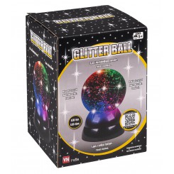 GLITTER BALL 9,5 CM TIL BATT 71205