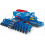 Bruder 02026 LEMKEN Solitair 9 såmaskine i blå og rød, udført i skala 1:16 med realistiske funktioner.