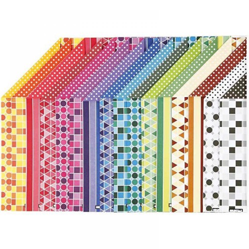 COLORBAR PAPIR MED MØNSTRE