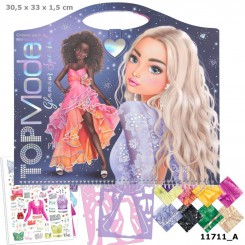 TOPModel Glamour Designbog til kreative modetegninger og flotte designs.