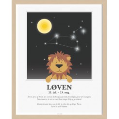 PLAKAT M. STJERNETEGN LØVEN