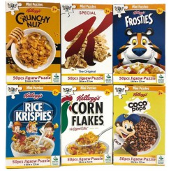 KELLOGGS 50 BRIK MINI PUSLESPIL