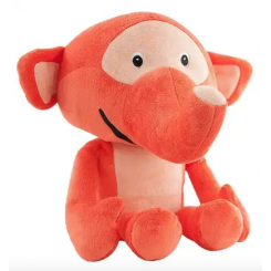 Fantorangen rød bamse 25 cm – blød plysbamse til leg og kram.