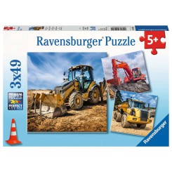 PUSLESPIL 3X49 BRIK GRAVEMASKINER