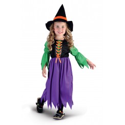 RIO Eventyr Heks kostume 104 cm til fastelavn og halloween.