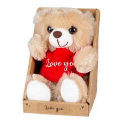 Krammebamse "Love You" 63014 – sød bamse med kærligt budskab