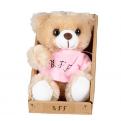 Krammebamse "B.F.F" 63020 – sød bamse til bedste venner