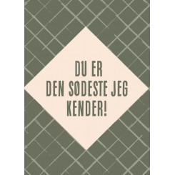 DU ER DEN SØDESTE JEG KENDER A5
