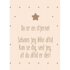 DU ER EN STJERNE A5