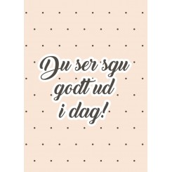DU SER SGU GODT UD I DAG A5
