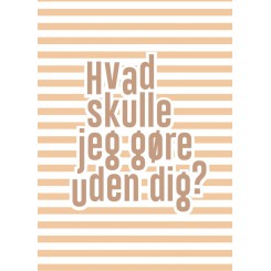 HVAD SKULLE JEG GØRE UDEN DIG  A5