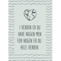 I VERDEN ER DU BARE NOGEN A5