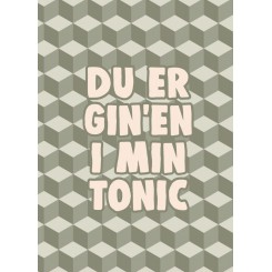 DU ER GIN'EN I MIN TONIC A5