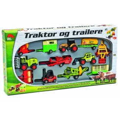 Traktorsæt 12 Dele 41725 | Landbrugsleg | Bakkeleg