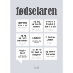CITATPLAKAT - FØDSELAREN A5