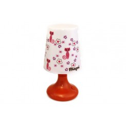 PINK KATTE NATLAMPE M. USB LEDNING