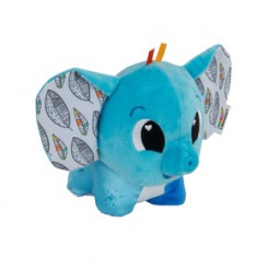 Sød blå elefant fra LAMAZE. 
Når du trykker elefanten på maven, trutter den.