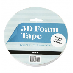 Dobbeltklæbende skumtape, 5 meter