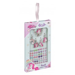 ARMBÅND M CHARMS & STICKERS 32064