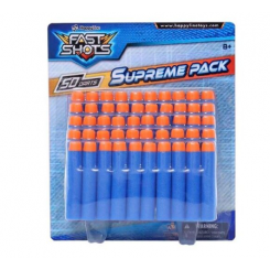 Fast Shots Foam Darts 50 Stk. | Skumdartpile | Bakkeleg