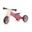 2-i-1 Balancecykel i Træ Pink | Løbecykel | Bakkeleg