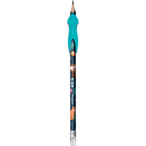 JUNGLE BLYANTER 2 STK M HOLDER MAPED