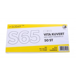 KUVERTER S65 50 STK