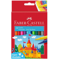 Faber-Castell Tusser 24 stk. 554202 | Farvetuscher | Bakkeleg